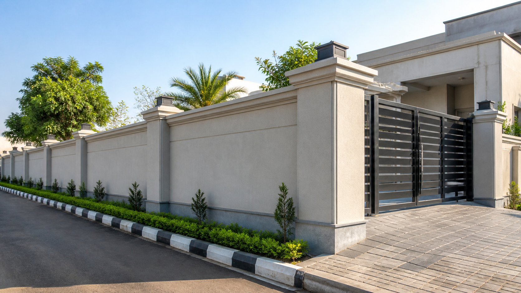 Compound Wall Mould Manufacturer in India: Benefits of Precast Boundary Walls