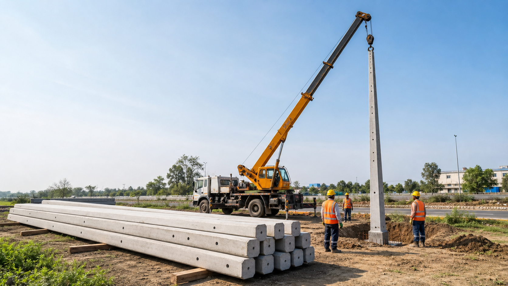 Precast Concrete Pole Mould Manufacturer in India