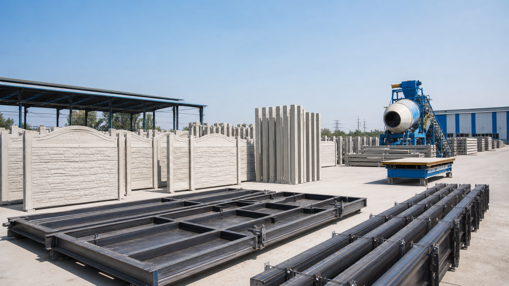 How to Start a Precast Concrete Boundary Wall Manufacturing Unit in India