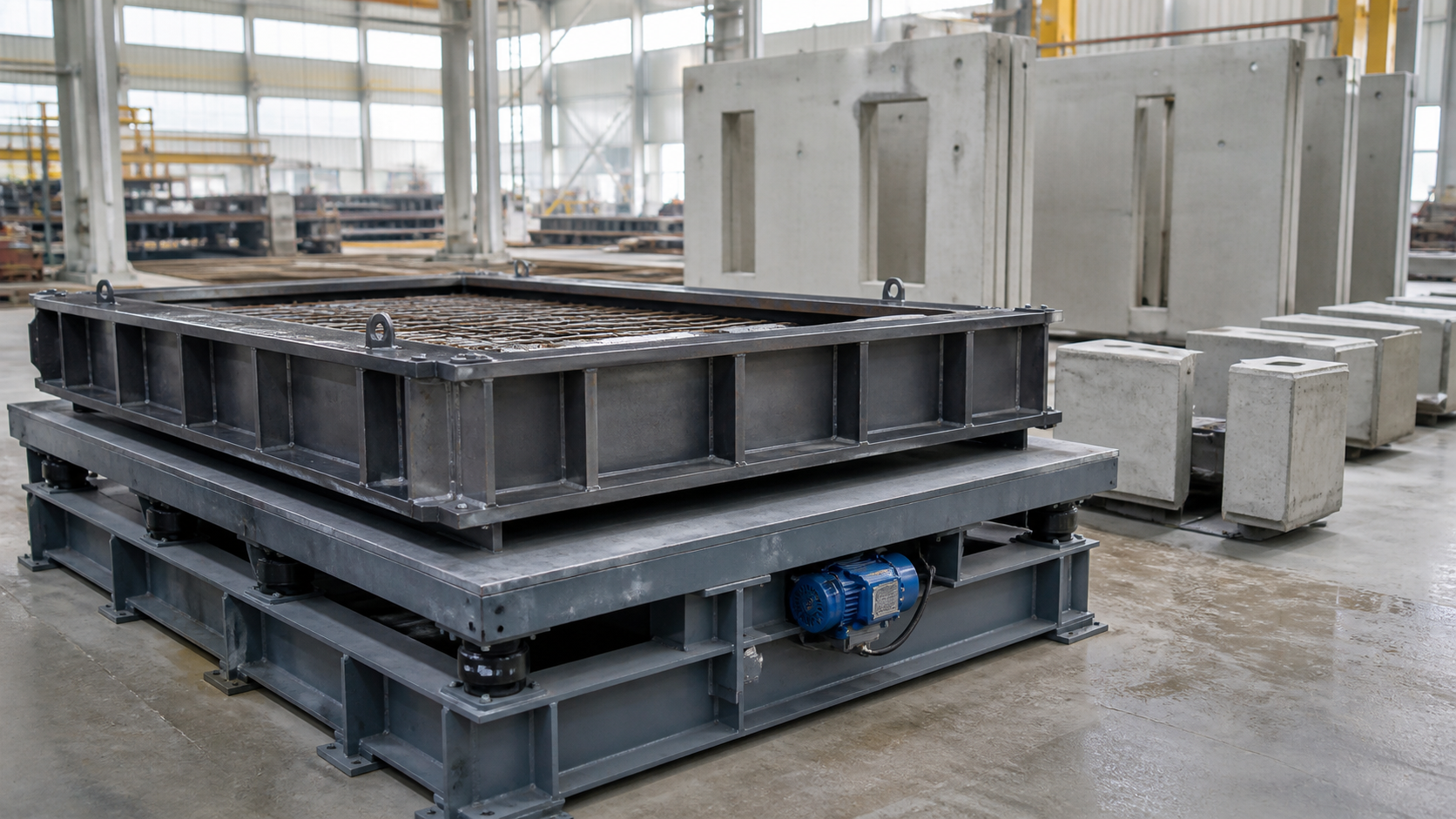 How a Concrete Vibrator Table Improves Precast Product Quality