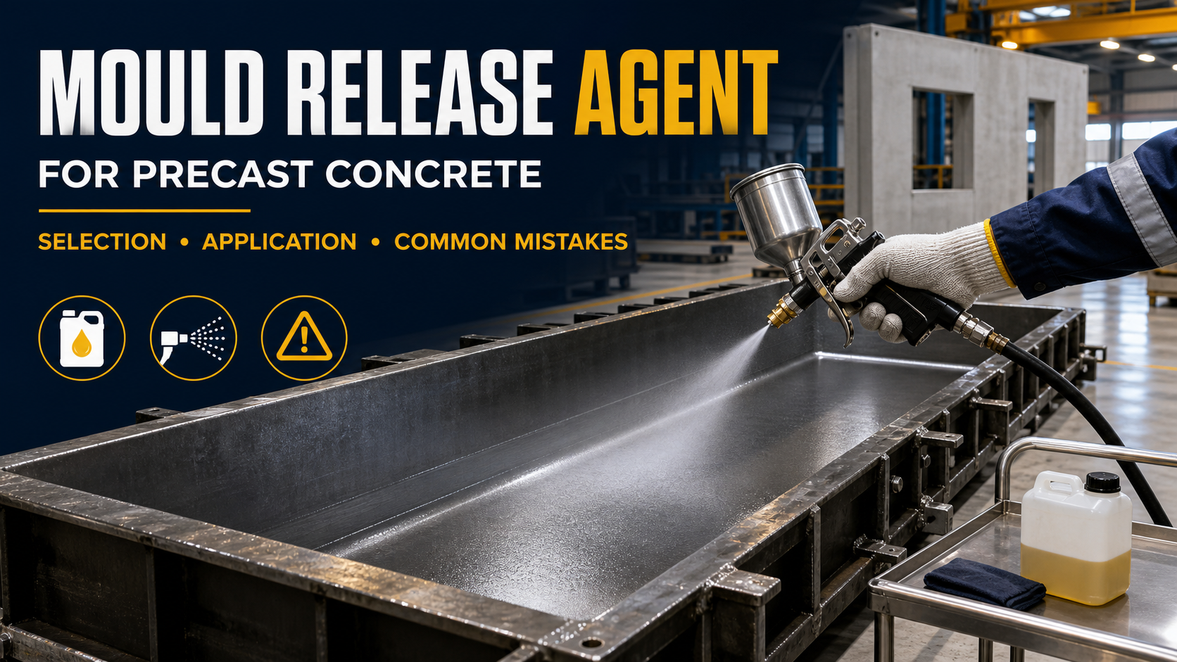 Mould Release Agent for Precast Concrete: Selection, Application and Common Mistakes